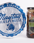 2 Lb. Maytag Blue Cheese Wheel and Bourbon Pecan Sauce