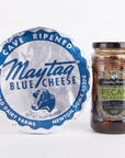 2 Lb. Maytag Blue Cheese Wheel and Bourbon Pecan Sauce