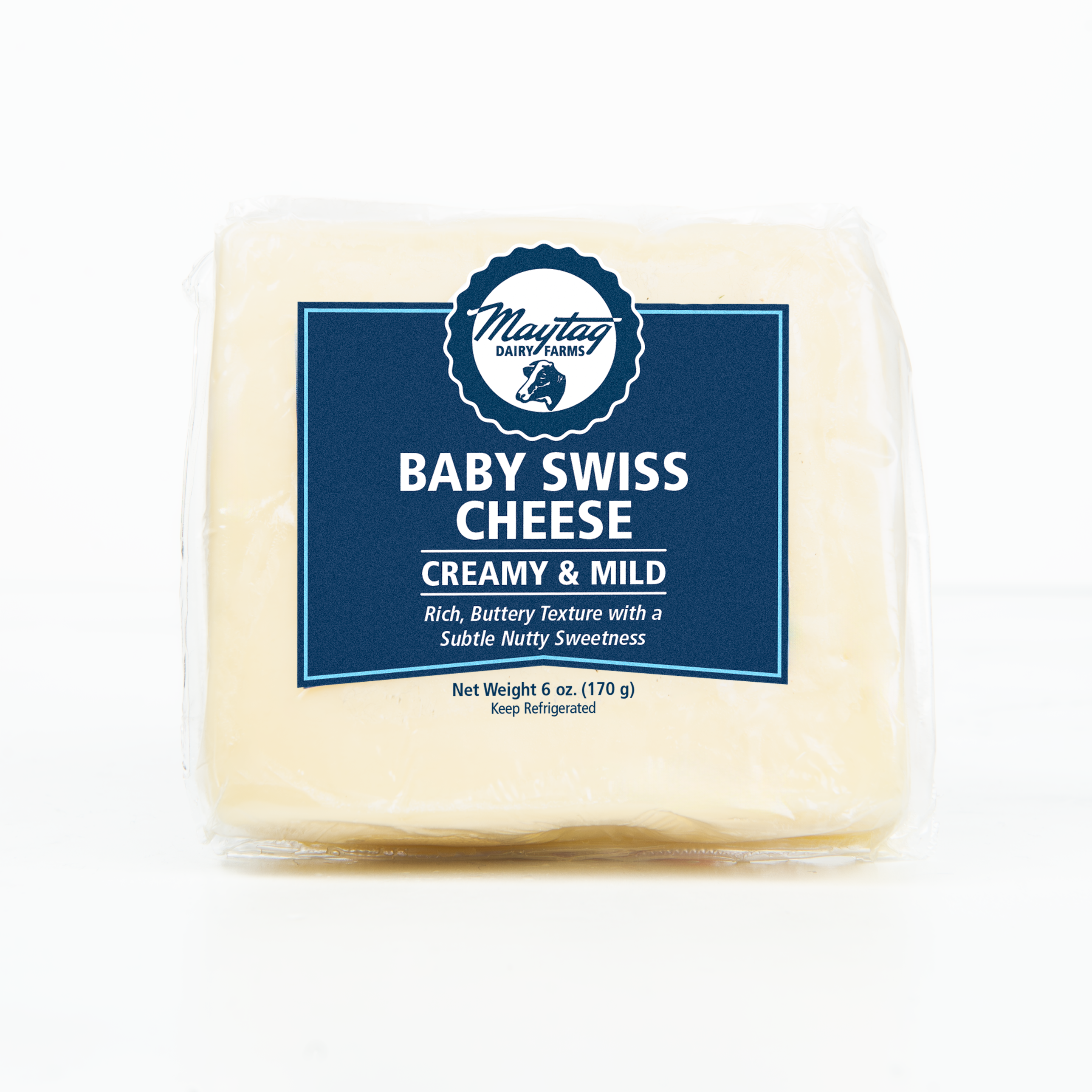 6 oz. Baby Swiss – Maytag Dairy Farms, LLC