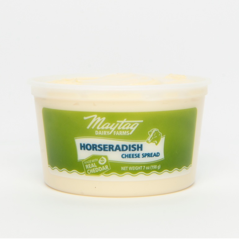 7 oz. Maytag Horseradish Cheese Spread – Maytag Dairy Farms, LLC