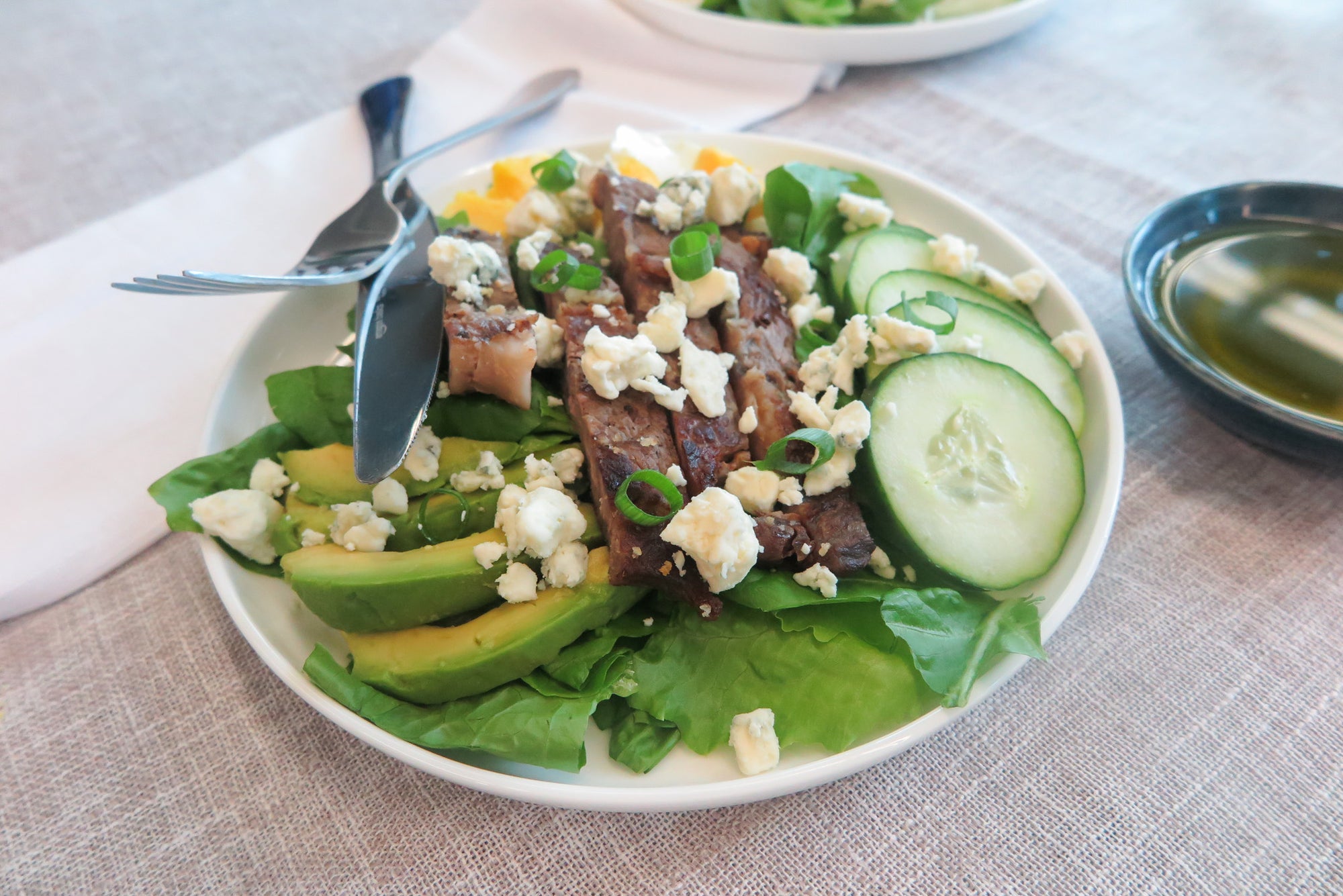 Steak, Avocado & Blue Cheese Salad