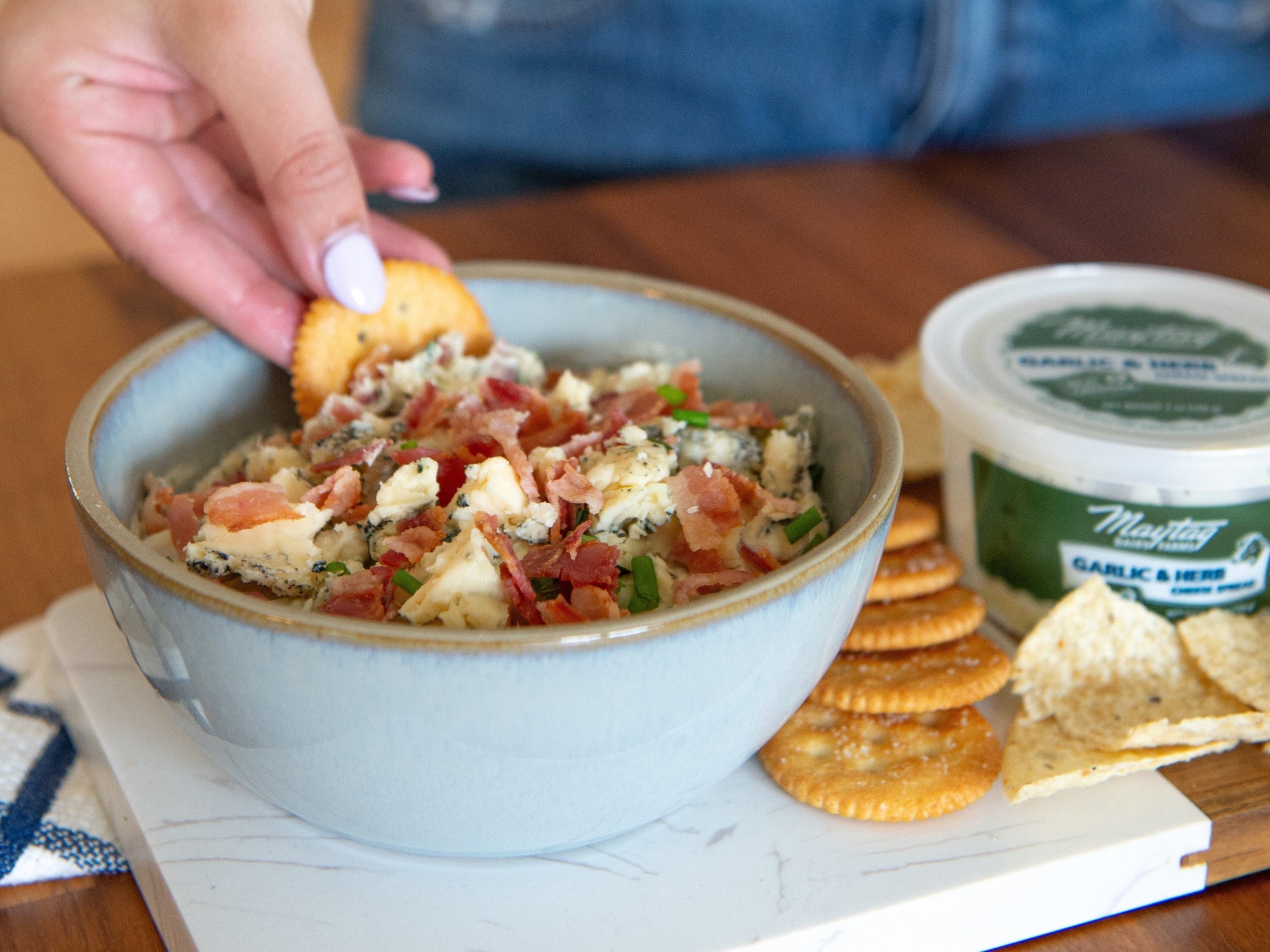 Bacon Blue Cheese Dip