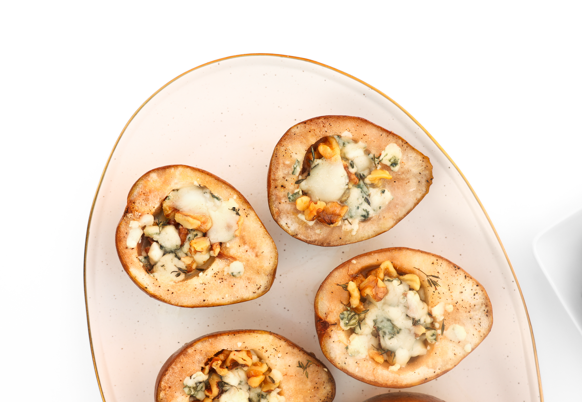 Maytag Blue Cheese Stuffed Pears
