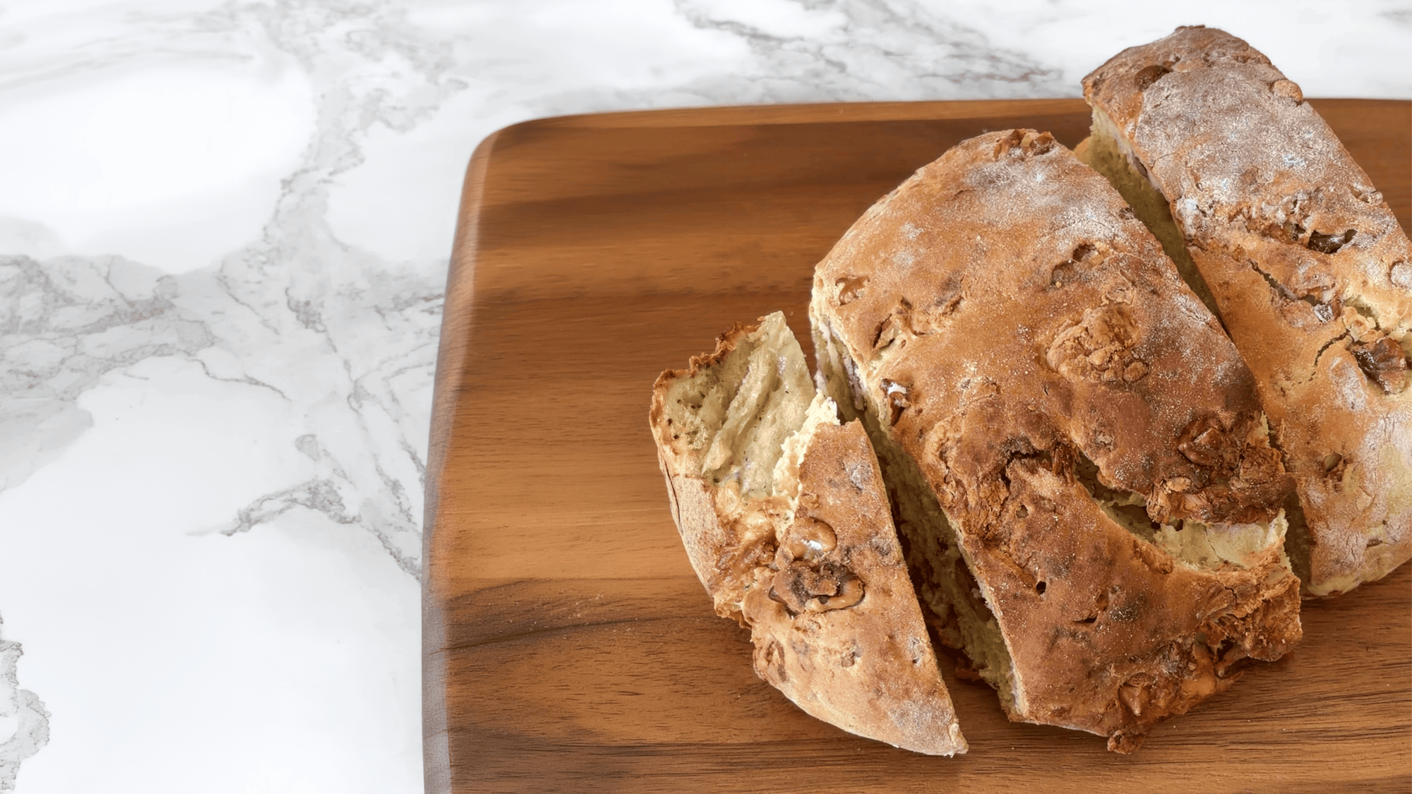 Irish Soda Bread with Maytag Blue & Walnuts