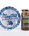 2 Lb. Maytag Blue Cheese Wheel and Bourbon Pecan Sauce