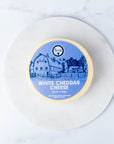 2 Lb. Maytag Blue Cheese Wheel & 2 Lb. Maytag White Cheddar Wheel